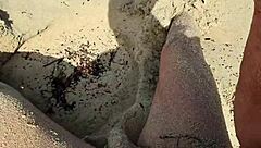 Spanish wife’s beach exhibitionism in Mallorca