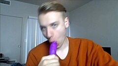 This is a POV of a hot gay blowjob scene