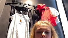 Pretty Amateur's Hard Public Anal: Wet and Intense