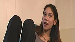 ndngirls com 19yo native american teen 18+ swallows cum in mouth from big black cock