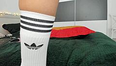 Hot BBW teen tries anal first time!