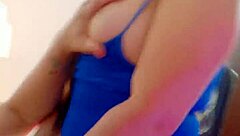 The wife plays prostitute with her husband's stepbrother, sucking and riding