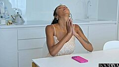 hot colombian barbie rous surprised by monster cock visit