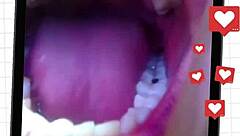 Watch this slut deepthroat and play anal with spit?