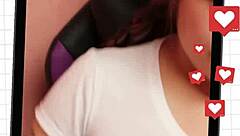 Watch this slut deepthroat and play anal with spit?