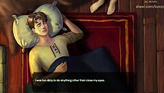 Big boobs Myrtle shows in sexy lingerie, making Boris's cock harder 😏