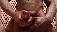 Big Black Hairy Dick Worship with Hallelujah Johnson in Solo Bare Witness Scene