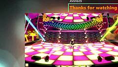 Hot Hentai Gal with Big Tits in 3D Action