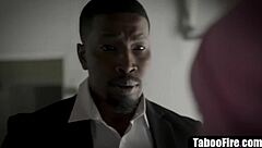 teen fucks big black cock guy to save her friend in interracial sex