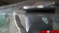 Step Sister Wakes Up to Step Brother Jerking Off Next to Her Face. Dixie Lynn and Brick Danger Fuck in Doggystyle