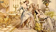 Vintage Erotic Illustration from Anime