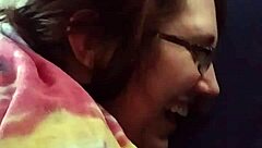 Russian amateur stepsister called whore, fucked on New Year's Eve.