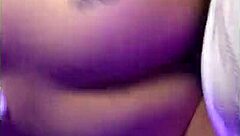 slutty peach receives handjob and blowjob in blowbang, swapping cum and gulping jizz