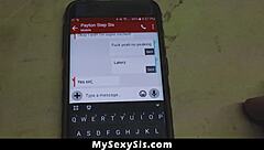 Stepbro intensely fucks blindfolded stepsis who thinks it's her boyfriend