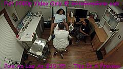 Katalina's girlfriend spies on the doctor examining her nude body secretly in the hospital