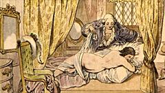 Vintage Erotic Illustration from Anime