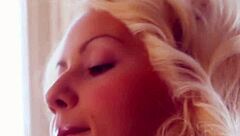 Have you seen this latina beauty teasing her nipples and clit on her big hairy pussy lips?