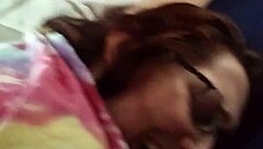 Russian amateur stepsister called whore, fucked on New Year's Eve.