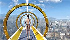 watch the mature maid ride the young guy's cock?