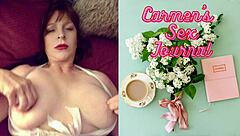 gilf carmen gets fucked doggystyle and missionary in lingerie