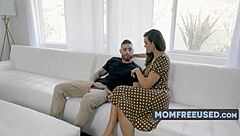 stepmom haley spades in 3some moaning 😍