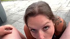 Is Wife Sucking Daddy's Cock Outdoors for Cumshot POV?