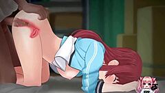 anime xray action with step-sister gets steamy and wild