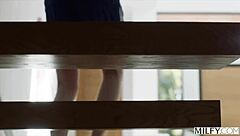 milfy voluptuous mom heidi licks and rides stepsons dirty friend doggystyle to cum