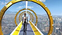 watch the mature maid ride the young guy's cock?