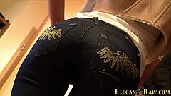 Solo European beauty has some fun with fisting and analingus