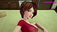 Aunt Cass is a MILF who saves the day in this animated porn movie