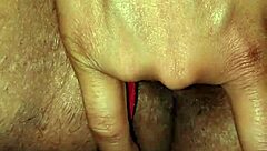 Caribbean woman enjoys wet panties sensation