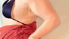 Sensual Blonde Dances In Crotchless Panties