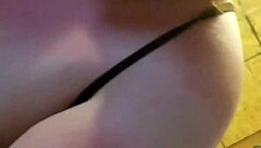 wife puts on a show with toys and dildo for gay bbw solo