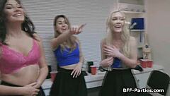 Beer Pong Turns Into Wild Dorm Orgy