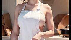 Hey, wanna see this hot Asian girl in a bikini outdoors?