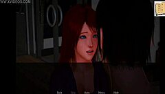 Family story unfolds with small tits in anime style