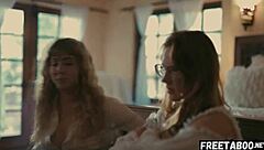 Lesbian couple lena paul kisses, taboo group roleplay with tits and ass