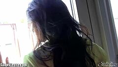 Sunnyleone Stars in Naughty Girl Lingerie Solo Sex Scene!