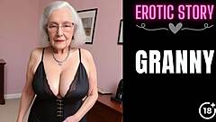 Granny's Hot Friend Seduces Young Man in Taboo Encounter