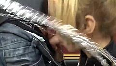 The transsexual feels intense pleasure meeting monster cock in group sex