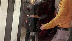 Watch Mistress Otta dominate with rough blowjob and BDSM sex in fur coat?