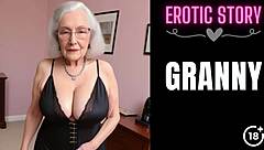 Granny's Hot Friend Seduces Young Man in Taboo Encounter