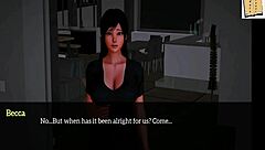 Family story unfolds with small tits in anime style