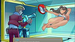 Play Space Rescue Code Pink with cute cartoon characters