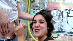 Eve Silver, young Spanish babe, debuts in porn.