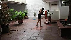 Innocent Employee Seduced By Boss! They Fuck In The Backyard!