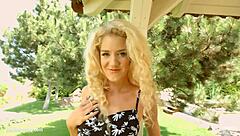 Monique's intense first anal cum swallow