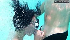 Minnie and manga artist have hardcore sex in a swimming pool