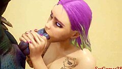 i love that big-titted whore getting double penetrated by lizard man in 3d